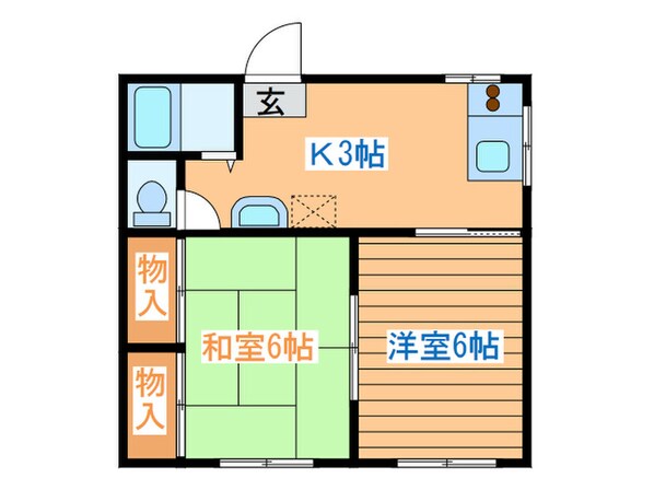 コーポ高橋の物件間取画像